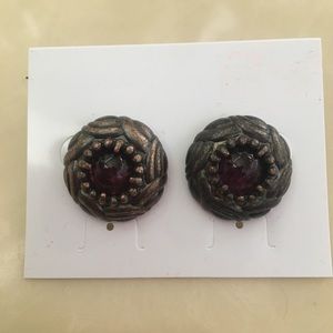 Unique gem stone earrings
